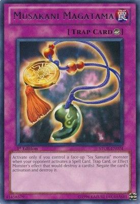 Musakani Magatama - STOR-EN074 - Rare 1st Edition Storm of Ragnarok 1st Edition Singles