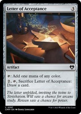 Letter of Acceptance 0397 - Commander Masters Singles