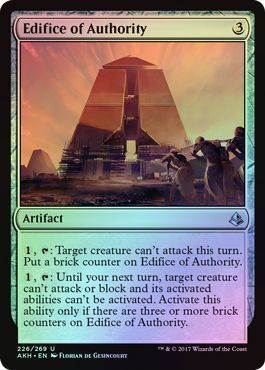Edifice of Authority 226/269 - Foil Amonkhet Foil Singles