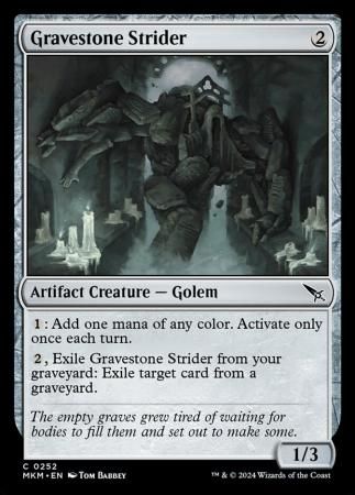 Gravestone Strider 0252 - Murders at Karlov Manor Singles