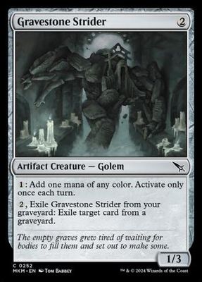 Gravestone Strider 0252 - Murders at Karlov Manor Singles