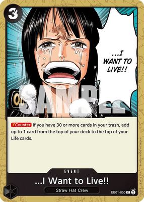 ...I Want to Live!! - Extra Booster: Memorial Collection (EB-01) Extra Booster: Memorial Collection