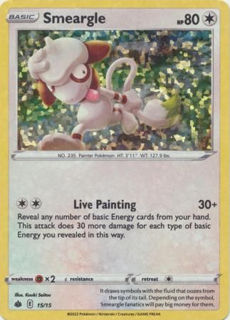 Smeargle - 15/15 - 2022 McDonald&#39;s Holo Promo Pokemon McDonald&#39;s Promos(Español)