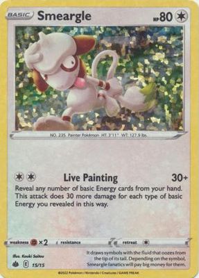 Smeargle - 15/15 - 2022 McDonald&#39;s Holo Promo Pokemon McDonald&#39;s Promos(Español)