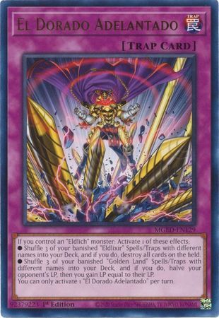 El Dorado Adelantado - MGED-EN129 - Rare 1st Edition Maximum Gold El Dorado 1st Edition Singles (espanol)