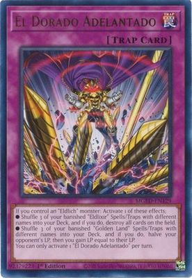 El Dorado Adelantado - MGED-EN129 - Rare 1st Edition Maximum Gold El Dorado 1st Edition Singles (espanol)