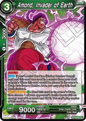 Amond, Invader of Earth - Vicious Rejuvenation (DBS-B12) Vicious Rejuvenation Foil