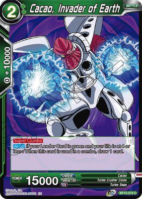 Cacao, Invader of Earth - Vicious Rejuvenation (DBS-B12) Vicious Rejuvenation Foil