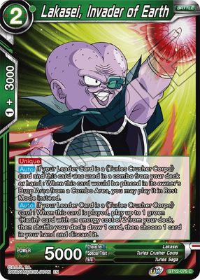 Lakasei, Invader of Earth - Vicious Rejuvenation (DBS-B12) Vicious Rejuvenation Foil
