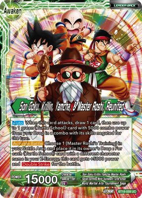 Master Roshi // Son Goku, Krillin, Yamcha, &amp; Master Roshi, Reunited - Dawn of the Z-Legends (DBS-B18) Dawn of the Z-Legends