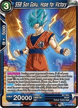 SSB Son Goku, Hope for Victory - Rise of the Unison Warrior (DBS-B10) Rise of the Unison Warrior