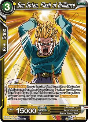 Son Goten, Flash of Brilliance - Rise of the Unison Warrior (DBS-B10) Rise of the Unison Warrior