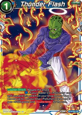Thunder Flash - Dawn of the Z-Legends (DBS-B18) Dawn of the Z-Legends Foil