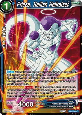 Frieza, Hellish Hellraiser - Dawn of the Z-Legends (DBS-B18) Dawn of the Z-Legends Foil