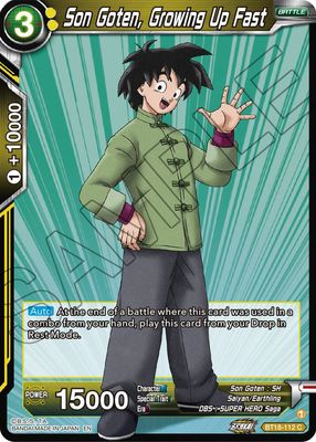 Son Goten, Growing Up Fast - Dawn of the Z-Legends (DBS-B18) Dawn of the Z-Legends / Foil