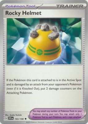 Rocky Helmet - 193/198 - Uncommon Scarlet &amp; Violet (Base Set) Singles