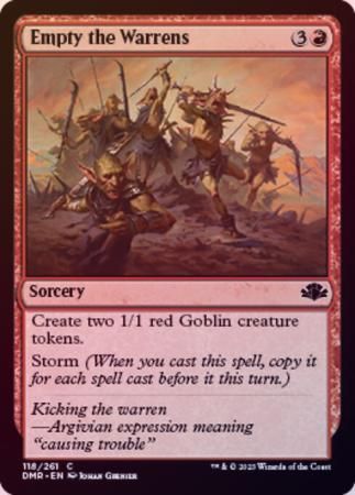 Empty the Warrens 118/261 - Foil Dominaria Remastered Foil Singles