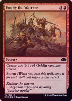 Empty the Warrens 118/261 - Foil Dominaria Remastered Foil Singles