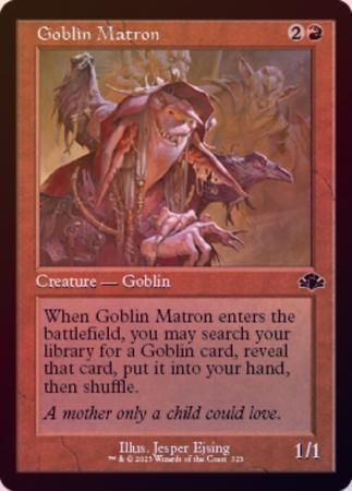 Goblin Matron 323 - Retro Frame Foil Dominaria Remastered Collector Booster Foil Singles
