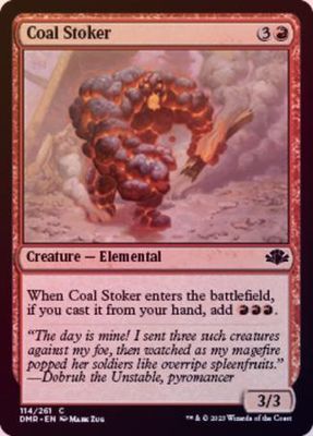 Coal Stoker 114/261 - Foil Dominaria Remastered Foil Singles