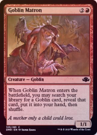 Goblin Matron 123/261 - Foil Dominaria Remastered Foil Singles