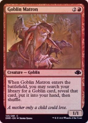 Goblin Matron 123/261 - Foil Dominaria Remastered Foil Singles