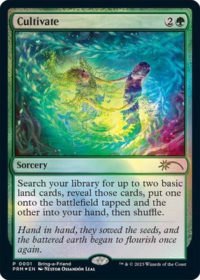 Cultivate (Bring-a-Friend Promo) - Unique and Miscellaneous Promos (Foil) Unique and Miscellaneous Promos (Espanol)