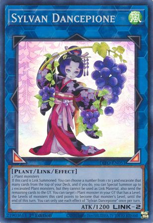 Sylvan Dancepione - DIFO-EN051 - Super Rare 1st Edition Dimension Force 1st Edition Singles *Espanol*