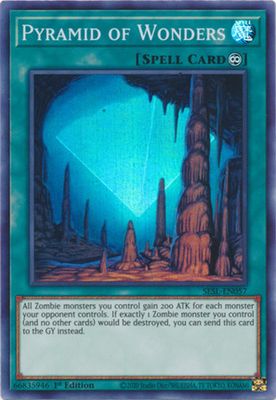 Pyramid of Wonders - SESL-EN057 - Super Rare 1st Edition Secret Slayers Singles