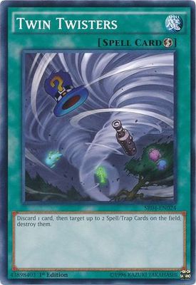 Twin Twisters - SR04-EN024 - Common 1st Edition Structure Deck: Dinosmasher&#39;s Fury 1st Edition Singles