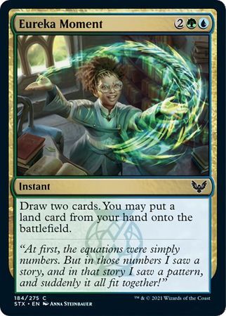 Eureka Moment 184/275 Strixhaven: School of Mages Singles(Español)