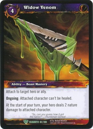 Widow Venom - 45/220 - Uncommon WoW: War of Elements
