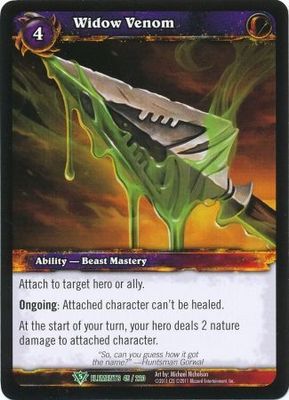 Widow Venom - 45/220 - Uncommon WoW: War of Elements