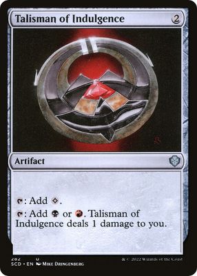 Talisman of Indulgence - Starter Commander Decks (SCD) Starter Commander Decks (Español)