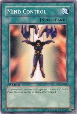 Mind Control - SDWS-EN018 - Common 1st Edition Structure Deck: Warriors&#39; Strike 1st Edition Singles