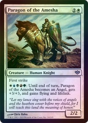 Paragon of the Amesha - Foil Conflux Foil Singles