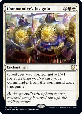 Commander&#39;s Insignia 002/302 Commander 2019 Singles