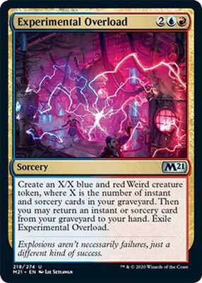 Experimental Overload 218/274 - Magic 2021 (M21) Singles (Español)