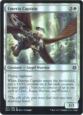 Emeria Captain 011/280 - Foil Zendikar Rising Foil Singles