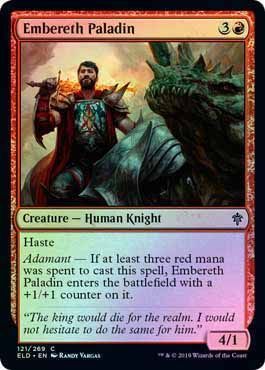 Embereth Paladin 121/269 - Foil Throne of Eldraine Foil Singles