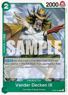 Vander Decken IX - Wings of the Captain (OP06) Wings of the Captain Foil