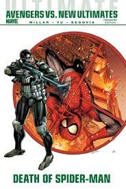 SJ1 Avengers vs New Ultimates Death of Spider Man TP Tapa Dura Marvel Comics Ingles