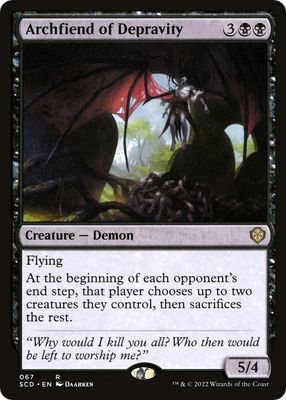 Archfiend of Depravity 067 - Starter Commander Decks (SCD) (Español)