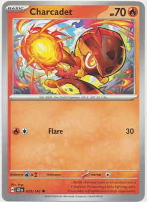 Charcadet - 029/142 - Common Scarlet &amp; Violet: Stellar Crown Singles