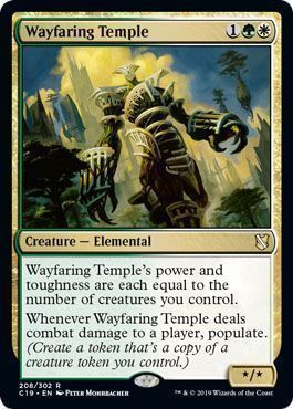 Wayfaring Temple 208/302  -Commander 2019 Singles