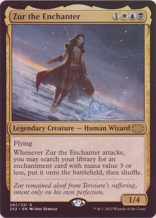 Zur the Enchanter 297/331 - Foil Double Masters 2022 Foil Singles