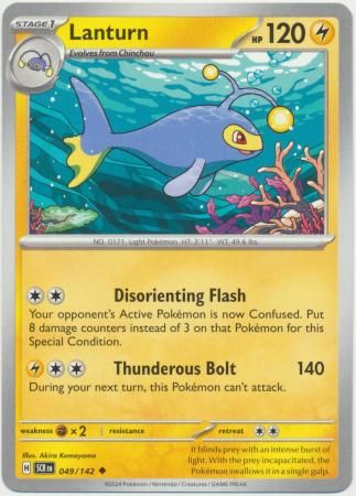 GA Lanturn - 049/142 - Uncommon Scarlet &amp; Violet: Stellar Crown Singles