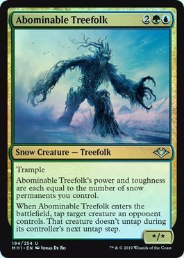 Abominable Treefolk 194/254 - Modern Horizons Singles