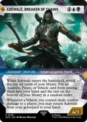 Adewale, Breaker of Chains (Showcase) - Universes Beyond: Assassin&#39;s Creed (ACR) Universes Beyond: Assassin&#39;s Creed