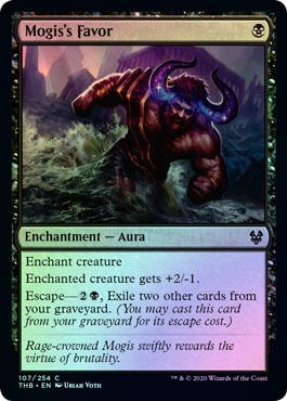 Mogis&#39;s Favor 107/254 - Foil Theros: Beyond Death Foil Singles